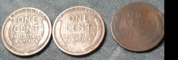 One-Foreign-Cent,-25-Canadian-Cents,-And-34-Wheat-Cents-Found-CRH